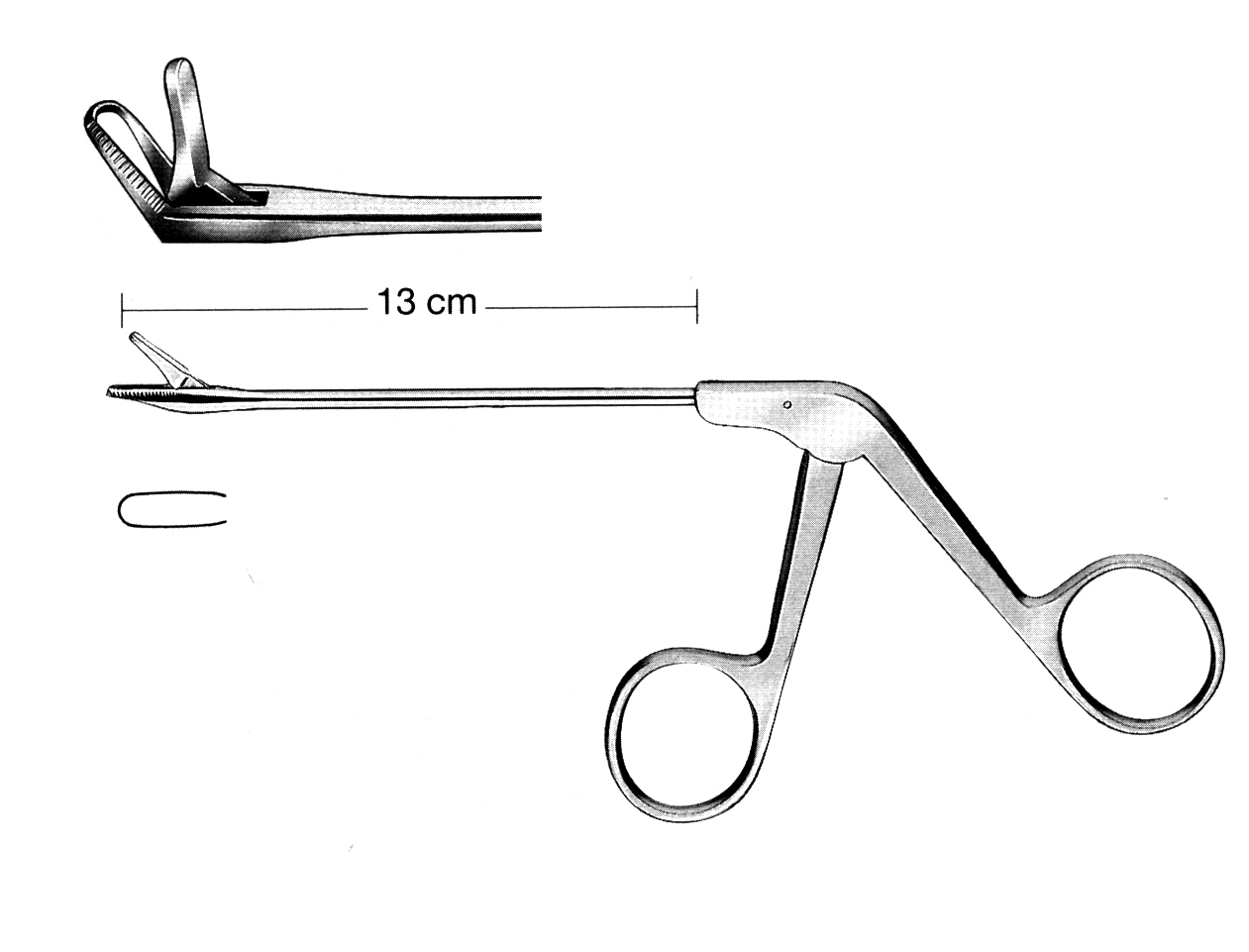 BURUN FORSEPS 8X3MM 13CM